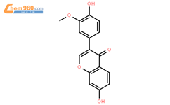 7,4'-二羟基-3'-甲氧基异黄酮结构式图片|21913-98-4结构式图片
