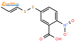 Benzoic acid, 2-nitro-5-(2-propenyldithio)-结构式图片|220446-15-1结构式图片