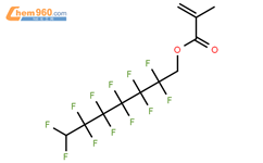 甲基丙烯酸十二氟庚酯结构式图片|2261-99-6结构式图片