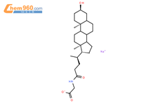 甘石胆酸钠盐结构式图片|24404-83-9结构式图片