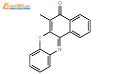 5H-Benzo[a]phenothiazin-5-one,6-methyl-结构式图片|26197-31-9结构式图片