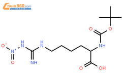 Boc-N'-硝基-L-高精氨酸结构式图片|28968-64-1结构式图片