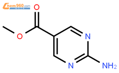 2-氨基嘧啶-5-羧酸甲酯结构式图片|308348-93-8结构式图片