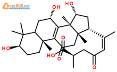 灵芝烯酸C结构式图片|100665-42-7结构式图片