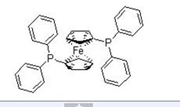 1,1'-双(二苯基膦)二茂铁结构式图片|12150-46-8结构式图片
