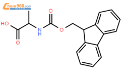 FMOC-L-丙氨酸结构式图片|35661-39-3结构式图片