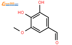 5-羟基香兰素结构式图片|3934-87-0结构式图片