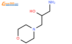 1-氨基-3-吗啉基-2-丙醇结构式图片|39849-45-1结构式图片
