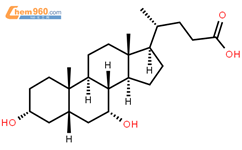 鹅去氧胆酸结构式图片|474-25-9结构式图片