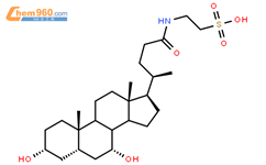 牛磺鹅去氧胆酸结构式图片|516-35-8结构式图片