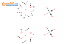 十二水合硫酸铝硫酸钾结构式图片|54189-68-3结构式图片