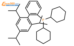 2-二环己基磷-2',4',6'-三异丙基联苯结构式图片|564483-18-7结构式图片