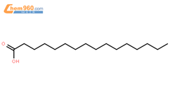 棕榈酸结构式图片|57-10-3结构式图片