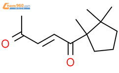 (2E)-1-(1,2,2-三甲基环戊基)-2-戊烯-1,4-二酮结构式图片|58643-93-9结构式图片