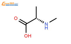 N-甲基-DL-丙氨酸 N-methyl-DL-alanine结构式图片|600-21-5结构式图片