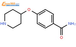 4-哌啶-4-氧基苯甲酰胺结构式图片|609781-30-8结构式图片