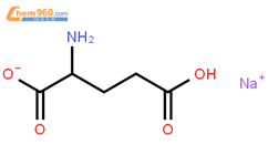 Sodium L-Glutamate Monohydrate L-谷氨酸钠一水合物结构式图片|6106-04-3结构式图片