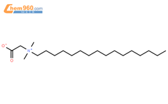 十六烷基甜菜碱结构式图片|693-33-4结构式图片