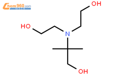 二羟乙基叔丁醇胺结构式图片|70787-41-6结构式图片