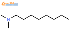 辛烷基二甲基叔胺结构式图片|7378-99-6结构式图片
