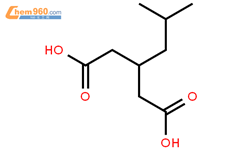 3-丁基戊二酸（普瑞巴林中间体）结构式图片|75143-89-4结构式图片