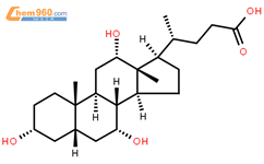 胆酸结构式图片|81-25-4结构式图片