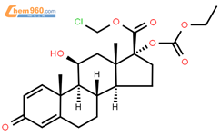 依碳氯替泼诺结构式图片|82034-46-6结构式图片