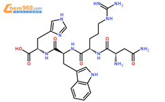 L-Histidine, L-asparaginyl-L-arginyl-L-tryptophyl-结构式图片|882514-97-8结构式图片