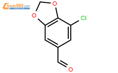 7-氯-苯并[1,3]二氧代-5-甲醛结构式图片|88525-51-3结构式图片