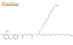 1-[2,3-双(十二烷氧基)丙基]5-(4-甲基-3-氧代-3H-吩恶嗪-7-基)戊二酸酯结构式图片|890090-46-7结构式图片