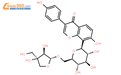 芹糖葛根素苷结构式图片|103654-50-8结构式图片