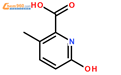 6-羟基-3-甲基吡啶-2-羧酸结构式图片|115185-81-4结构式图片