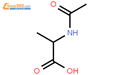 N-乙酰-DL-丙氨酸结构式图片|1115-69-1结构式图片