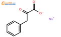 苯丙酮酸钠盐结构式图片|114-76-1结构式图片