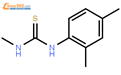 N-甲基-N-(2,4-二甲基苯基)硫脲结构式图片|13278-55-2结构式图片