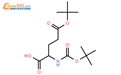 N-Boc-L-天冬氨酸-5-叔丁酯结构式图片|13726-84-6结构式图片