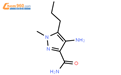 4-氨基-1-甲基-3-正丙基-1H-吡唑-5-羧酰胺结构式图片|139756-02-8结构式图片