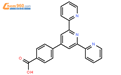 4-([2,2':6',2''-三联吡啶]-4'-基)苯甲酸结构式图片|158014-74-5结构式图片