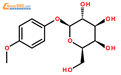 4-甲氧苯基-β-D-吡喃半乳糖苷结构式图片|3150-20-7结构式图片
