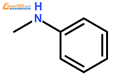 N-甲基苯胺结构式图片|100-61-8结构式图片
