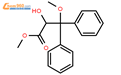 2-羟基-3-甲氧基-3,3-二苯基丙酸甲酯结构式图片|178306-47-3结构式图片