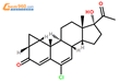 醋酸环丙氯地孕酮杂质F2098-66-0结构式图片|2098-66-0结构式图片
