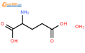 DL-谷氨酸, 一水合物结构式图片|19285-83-7结构式图片