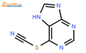 7H-purin-6-yl thiocyanate
