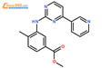 4-甲基-3-[[4-(3-吡啶基)-2-嘧啶基]氨基]苯甲酸甲酯结构式图片|917392-54-2结构式图片