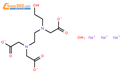 N-(2-(双(羧基甲基)氨基)乙基)-N-(2-羟基乙基)甘氨酸三钠盐水合物结构式图片|207386-87-6结构式图片