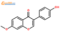 黄豆苷元杂质结构式图片|486-63-5结构式图片