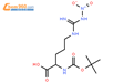 N-Boc-N’-硝基-L-精氨酸结构式图片|2188-18-3结构式图片
