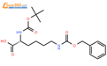 N-Boc-N-Cbz-L-赖氨酸结构式图片|2389-45-9结构式图片