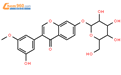 3'-甲氧基-5'-羟基异黄酮-7-O-β-D-葡萄糖结构式图片|241129-90-8结构式图片
